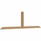 Ekena Millwork Portland Timber Gable Bracket, Western Red Cedar, 108"W x 31 1/2"H x 3 1/2"D x 3 1/2"F, 7/12 Pitch GBW108X31X0404POR00SWR - alternate 5